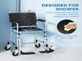 3-In-1 Commode Wheelchair - Black T3398P344149