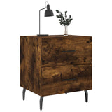 Bedside Cabinet Smoked Oak 40x35x47.5 cm Engineered Wood 827350