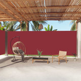 Retractable Side Awning Red 220x1000 cm 318053