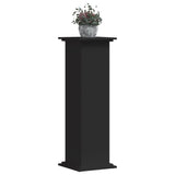 Plant Stand Black 33x33x100 cm Engineered Wood 852979