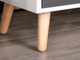 Sideboard Floor Standing Storage Cabinet with Drawer for Bedroom, Living Room, Home Office, Grey T3398P344456