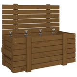 Storage Box Honey Brown 91x40.5x42 cm Solid Wood Pine 825001