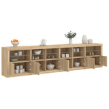 Sideboard with LED Lights Sonoma Oak 283x37x67 cm 3209018