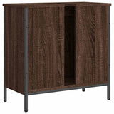 Bathroom Sink Cabinet Brown Oak 60x30x60 cm Engineered Wood 842450