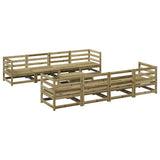 9 Piece Garden Sofa Set Impregnated Wood Pine 3299357