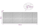 Gabion with 3.5 mm Wire and 5x2.5 cm Mesh 350x10x150 cm 3461593