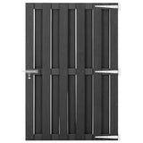 Garden Gate WPC 100x150 cm Grey 49085