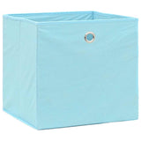 Storage Boxes 10 pcs Baby Blue 32x32x32 cm Fabric 288375