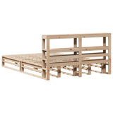 Bed Frame without Mattress 140x200 cm Solid Wood Pine 3306495