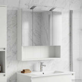 Bathroom Mirror Cabinet White 60 x 14.5 x 70 cm Engineered wood 889191