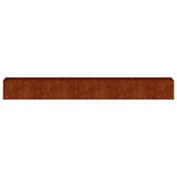 Planter Rusty 360x40x40 cm Weathering Steel 860702