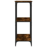 Console Table Smoked Oak 102x35x90 cm Engineered Wood 834147