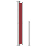 Patio Retractable Side Awning 220x500 cm Red 313434