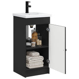 Bathroom Vanity with Sink Black 42 x 40 x 84.5 cm 890025