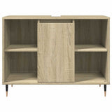 Bathroom Cabinet Sonoma Oak 80x33x60 cm Engineered Wood 849679