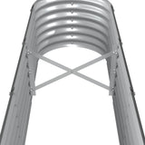 Garden Raised Bed Galvanised Steel 260x40x36 cm Anthracite 318881