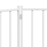 Dog Gate Foldable 3 Panels White 150 cm Solid Wood Fir 352276
