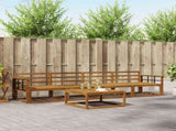 Outdoor Sofa Set 5 pcs Natural Solid Acacia Wood 3367167