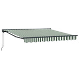 Awning Frame Green and White 300 x 250 cm 3330193