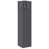 Solar LED Pathway Light 2 pcs Anthracite Cold Rolled Steel 879732