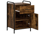 Sideboard Smoked Oak 40 x 33 x 80.5 cm Engineered Wood 8013808