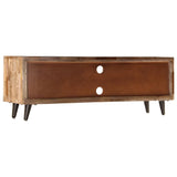 TV Cabinet 118x30x40 cm Solid Mango Wood 247330