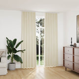 Blackout Curtains 2 pcs with Hooks Velvet Cream 140x245 cm 134518