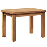 Coffee Table Brown 50 x 35 x 36 cm Solid Teak Wood 42002301