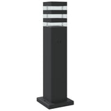Outdoor Floor Lamps with Sensors 3pcs Black 50 cm Aluminium 4006400