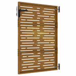 Garden Gate 85x150 cm Corten Steel Square Design 153247