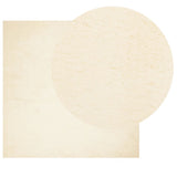 Rug HUARTE Short Pile Soft and Washable Cream 240x240 cm 375044