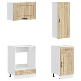 Kitchen Unit KALMAR 8 pcs Sonoma Oak Engineered Wood 3438195
