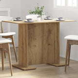 Dining Table Artisan Oak 110x60x75 cm Engineered Wood 855809
