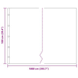 Root Barrier Black 1 x 10 m Polyethylene 42006484