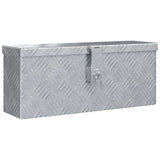 Aluminium Box 48.5x14x20 cm Silver 142935