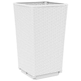 Garden Planters 2 pcs White 32.5x32.5x57 cm PP 367849