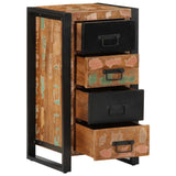 Drawer Cabinet Multicolour 40x40x75 cm Solid Wood Reclaimed 4013582