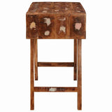 Dressing Table Brown 90 x 76 x 45 cm Solid Reclaim Wood 4104566
