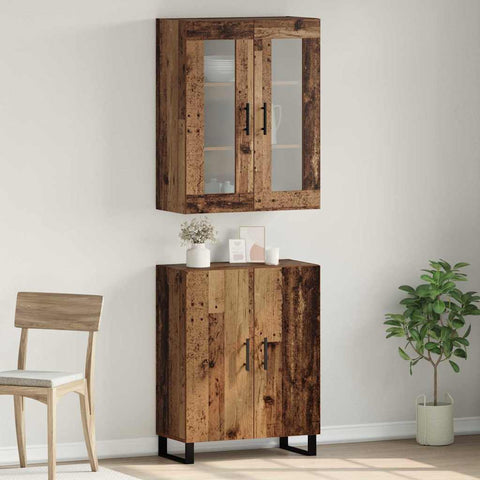 Highboard Old wood 69.5 x 34 x 90 cm Engineered wood 3394521