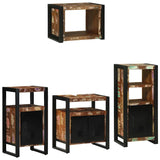 Bathroom Furniture Set 4 pcs Multicolour Solid Reclaimed Wood 3305675