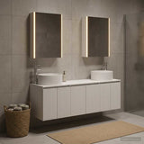 Bathroom Cabinet Set 5 pcs White Engineered Wood 3406567