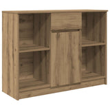 Sideboard with Drawer Artisan Oak 101x35x76 cm Engineered Wood 861570