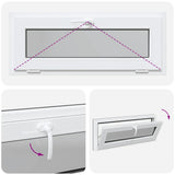 Basement Window RISOR 100x40 cm Tilt 3 Glazing Anthracite 4108466