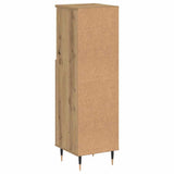 Bathroom Cabinet Artisan Oak 30x30x100 cm Engineered Wood 857206