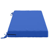 2-Piece Bench Cushions SOEST 2 pcs 100% Polyester Royal Blue 950157