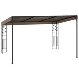 Wall-mounted Gazebo 4x3x2.5 m Taupe 312266