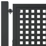 Garden Gate Anthracite 100x100 cm Steel 154560