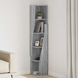 Corner Cabinet 27.5x27x140cm Engineered Wood Grey Sonoma 889871