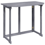 Folding Balcony Table 90x50x74 cm Solid Acacia Wood 46326