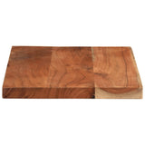 Table Top 50x40x3.8 cm Rectangular Solid Wood Acacia 370968
